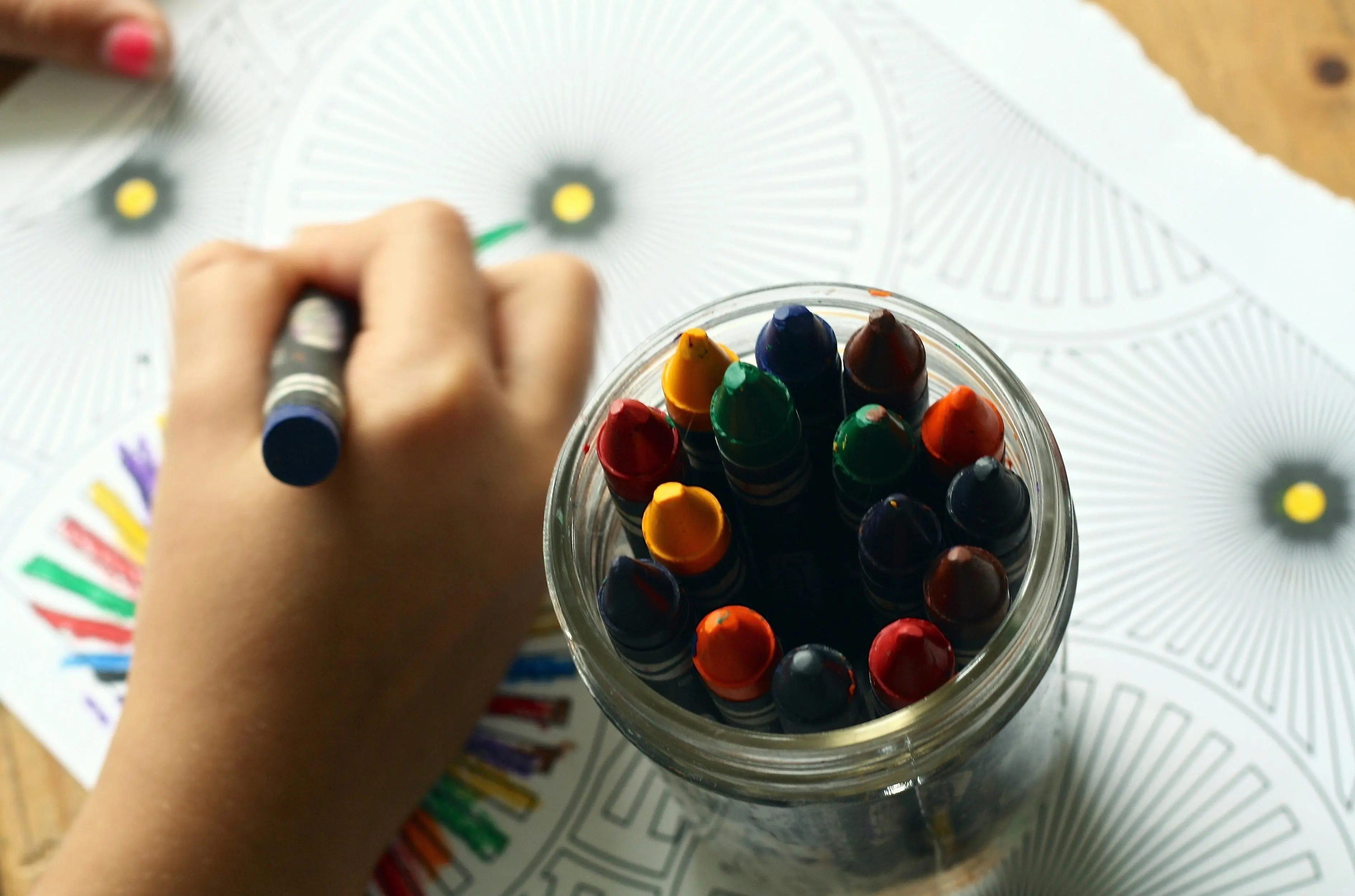 Children engaged in learning activities